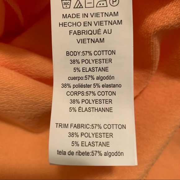 Michael Kors Melon Color Grommet Logo Hoodie, XS 🆕 - Picture 7 of 7